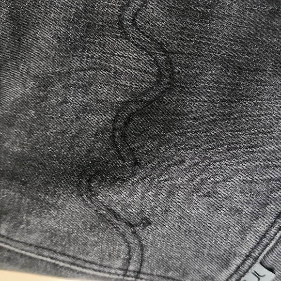 WESC Eve Jeans tarnished black stretch size 27 - Picture 4 of 6